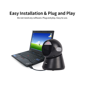 QR 2D無指向性バーコードスキャナーデスクトップ有線2D QRコードバーコードリーダー - Product Image 6
