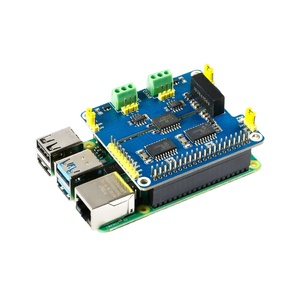 Raspberry Piデュアルチップスソリューション用2チャネル絶縁CAN拡張HAT MCP2515 SN65HVD230マルチオンボード保護回路
