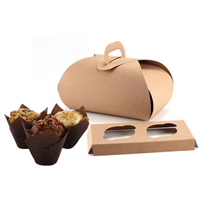 Cuộn <span class=keywords><strong>Tulip</strong></span> ủng hộ Hộp Tùy chỉnh có thể gập lại <span class=keywords><strong>Tulip</strong></span> hình dạng bánh bao bì hộp trường hợp in gói hộp giấy cho cupcakes - Product Image 5