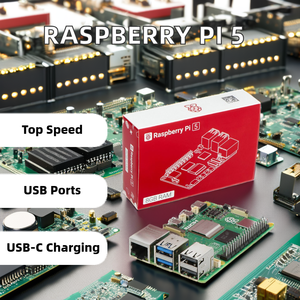 Lorida originale UK Raspberry Pi 5 modello B scheda di sviluppo 8 GB 64 bit 2.4 GHz 800 MHz Kit a 64 bit con memoria 8 GB inclusa - Product Image 3