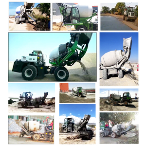 Hengwang hwjb120 alimentação automática mini caminhão, pequeno misturador de concreto para venda