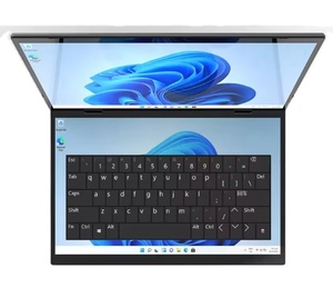 New Double Screen Touch <strong>Computer</strong> 10.5&quot;+10.5&quot; Two Screen Intel N95 RAM 16GB+2TB <strong>Dual</strong> Screen Laptop for Business Student Learning - Product Image 1