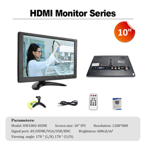 Monitor LCD HD IPS de 7-11 pulgadas-Interfaz múltiple VGA/BNC/USB/HD MI para monitoreo de seguridad, almacén y oficina (pantalla TFT) - Product Image 3