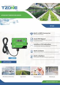 Tzone-sensor de temperatura externo, registrador de datos wifi - Product Image 5