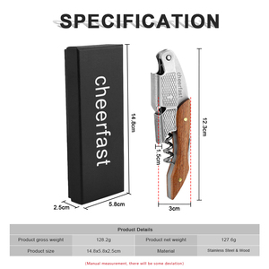Custom Logo Hout Wijn Kurkentrekker Wijn Kurkentrekker Wijnflesopener Kurkentrekkers & Openers Wijn Sleutel <span class=keywords><strong>Opener</strong></span> Cadeau Voor Wijnliefhebbers - Product Image 6