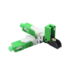 Factory <strong>provides</strong> high-quality SC APC single mode fiber optic quick connectors for on-site quick assembly of connectors - Product Image 1