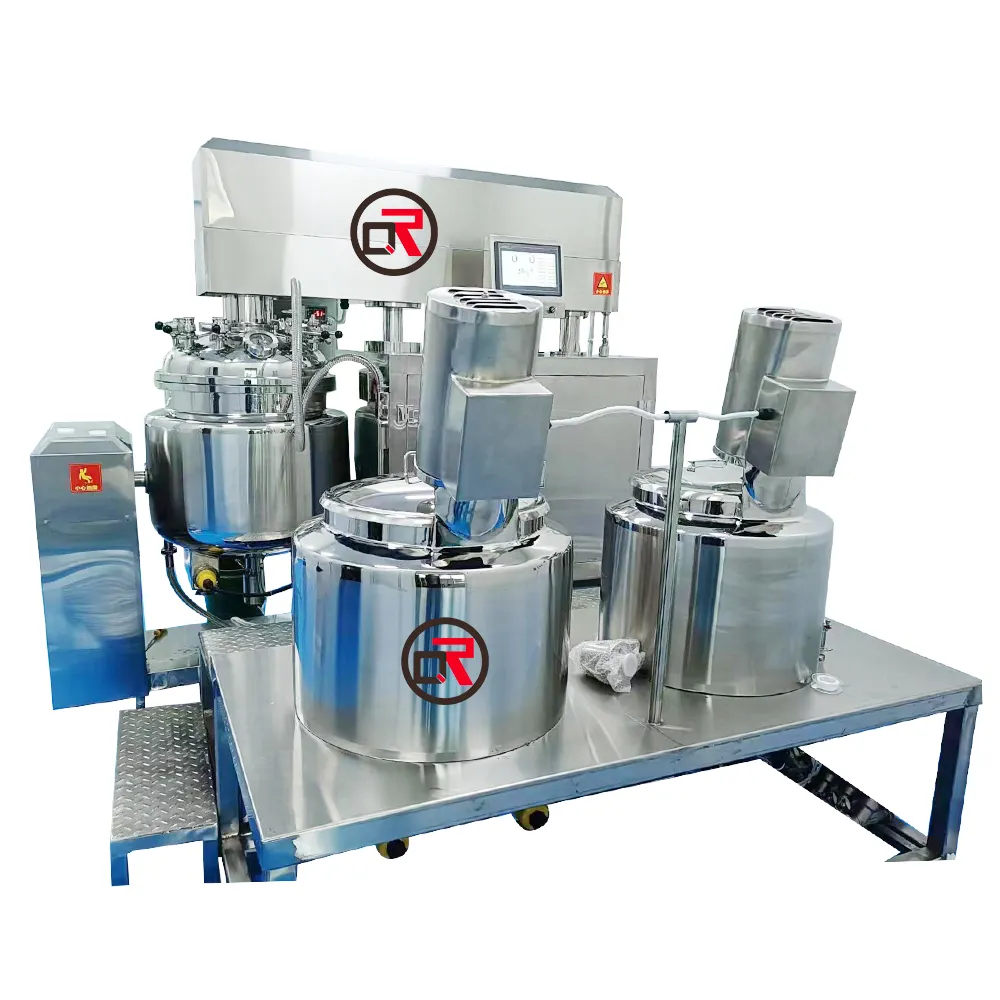 Tanque de emulsificación de homogeneización al vacío a precio de fábrica, maquinaria de procesamiento homogeneizador al vacío, máquina para hacer mayonesa