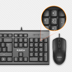 Teclado y ratón con cable USB para ordenador portátil o de escritorio, conjunto de teclado y ratón KAKU/KAKUSIGA populares, gran oferta - Product Image 4