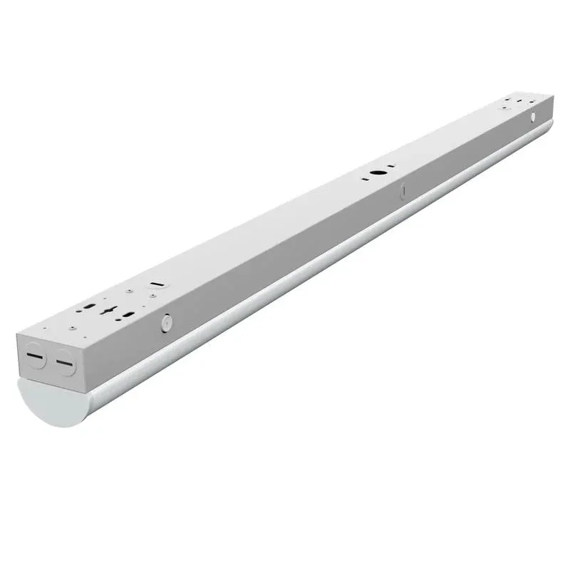 Lampu kantor LED 20W 40W 60W, lampu Linear langit-langit dapat disesuaikan 3000K/4000K/6500K dengan fungsi darurat