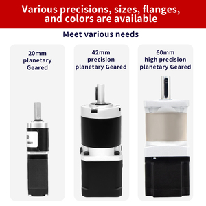 Umot Nema17 Stepper Motor With Planetary Gearbox High Precision Gear Motor With Brake <strong>Encoder</strong> <strong>4</strong>:<strong>1</strong>/5:<strong>1</strong>/10:<strong>1</strong>/20:<strong>1</strong>/25:<strong>1</strong>/50:<strong>1</strong>/100:<strong>1</strong> - Product Image 3