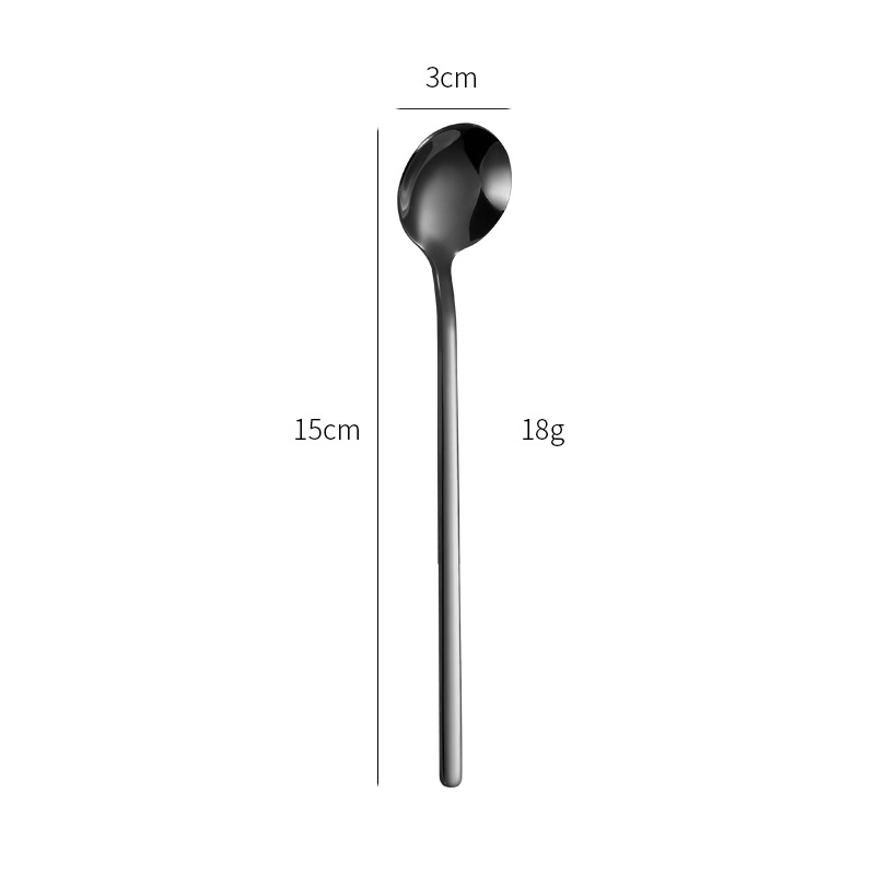 Acier 304 noir 15cm