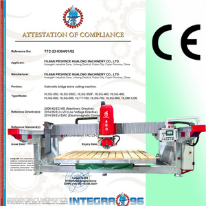 ماكينات huanong آلية Siemens PLC 3 محاور جسر رخامي مقطوع بالأحجار المتلدة لقطع الجرانيت - Product Image 3
