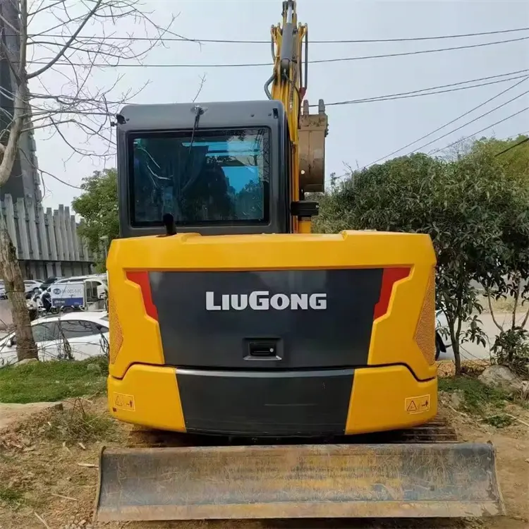 Alat penggali perayap 6ton, mesin ekskavator kecil LIUGONG asli 906F with dengan jam rendah