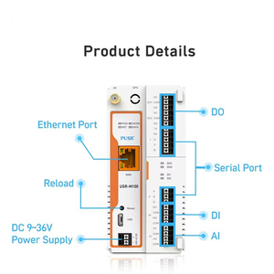 PUSR IoT Gateway Cellular 4G Ethernet-Netzwerk mit MQTT/SSL IO Extender Modbus RTU zu TCP USR-M100-EAU/HMGL - Product Image 3