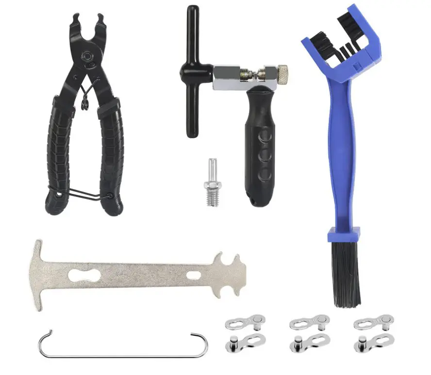 Pince à pression outils de chaîne pince à chaîne coupée ensemble d'outils de réparation de vélo outil de retrait de chaîne de vélo