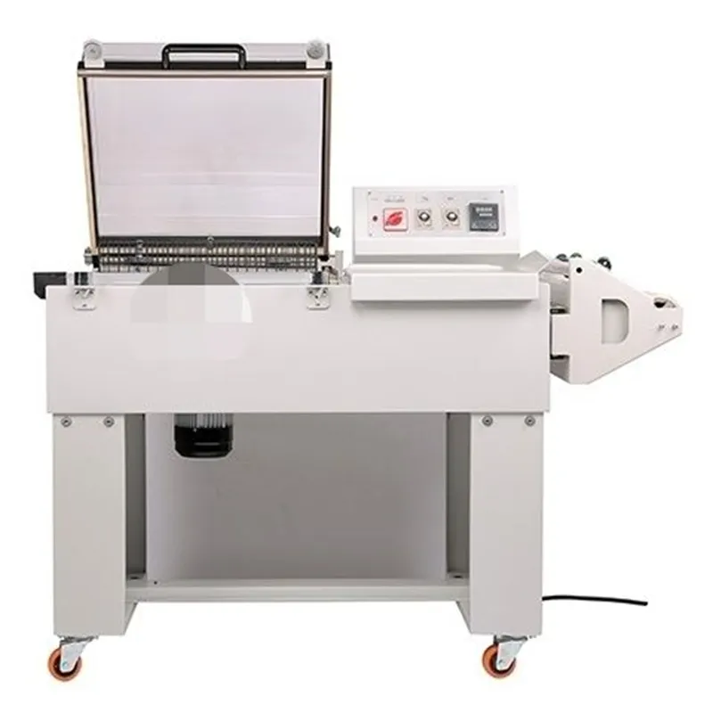 Machine de conditionnement de rétrécissement de film de PVC FM-5540 de POF scellant coupant 2 dans 1 machine d'emballage thermorétractable