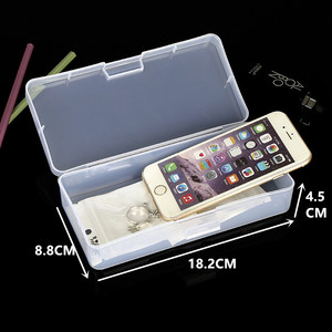 定制铰链盖收纳透明塑料Pp料盒包装批发多功能容器 - Product Image 5