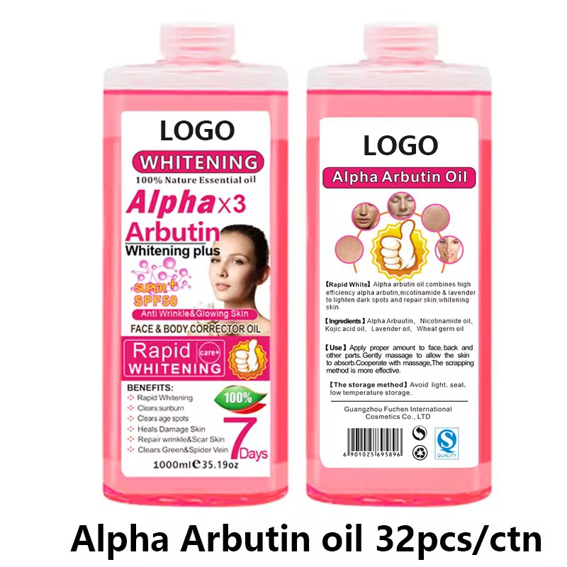Huile éclaircissante à l'alpha arbutine
