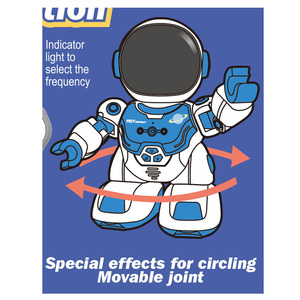 Robot de programación inteligente con control remoto para niños, juguetes educativos para niños, juegos de aprendizaje, robots de juguete - Product Image 5