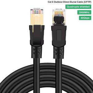 Высокоскоростной кабель Ethernet Cat8, сеть RJ45, 25/40 Гбит/с, 2000 МГц, подходит для маршрутизатора, компьютера PS4, мультимедийное оборудование - Product Image 5