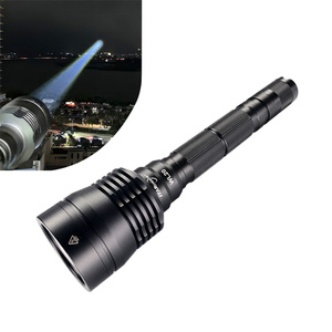 OEM ODM linternas lanterna ไฟฉายแรงสูง15วัตต์ลำแสงแคบแบบชาร์จไฟได้ไฟฉายแรงสูง15วัตต์ - Product Image 1