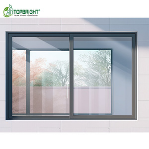 Design moderno in lega di alluminio finestre scorrevoli in acciaio inox rete di apertura orizzontale modello di apertura tenda pieghevole - Product Image 2