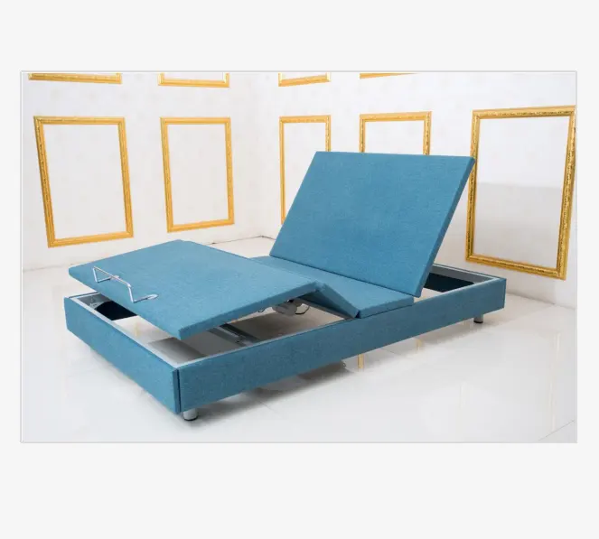 하이 퀄리티 부품 전기 조정 가능한 침대 기초 침실 세트 현대 스마트 단일 크기