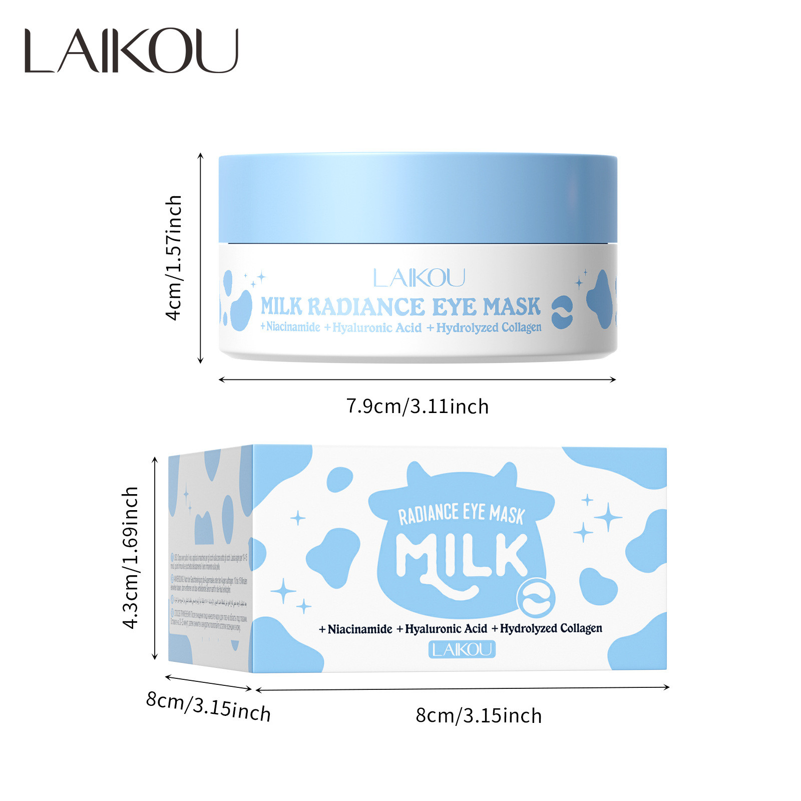 Maschera Occhi Illuminante al Latte