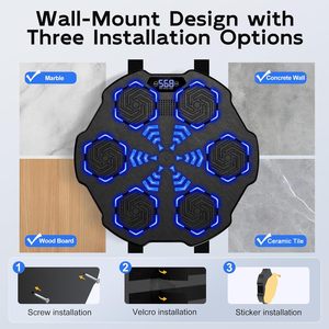RS升级版新型计数音乐拳击靶机电子敏捷训练数字拳击训练机 - Product Image 5