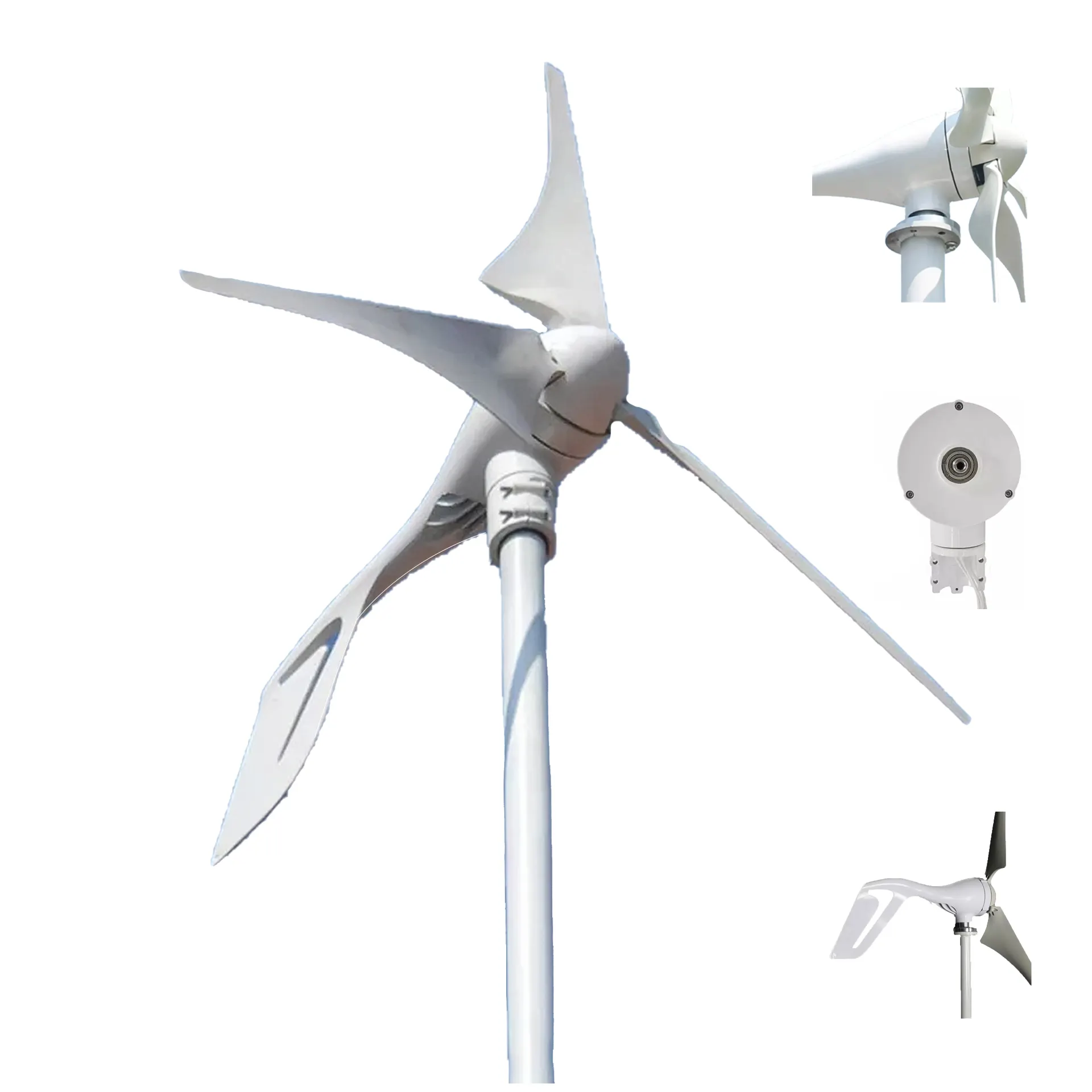 फैक्टरी प्रत्यक्ष बिक्री 400W पवन टरबाइन नियंत्रक के साथ घरेलू वाणिज्यिक जनरेटर 220V 400W पवन टरबाइन