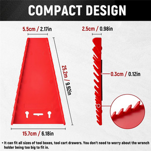 Tùy Chỉnh OEM Hỗ Trợ Hot Bán 2PC Nam Châm Cờ Lê Giá Có Thể Tháo Rời 12-Mảnh Thiết Lập Từ Khung Nhựa - Product Image 5