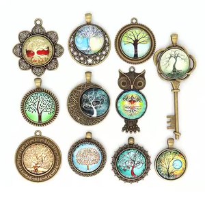 Rawmand 100 adet flaş cam Cabochons Mix renk cam kubbe boncuk yarım yuvarlak Cameo kolye takı yapma Scrapbooking