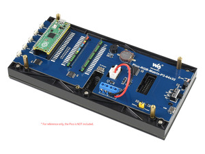 RGB Full-Color Multi-caratteristiche orologio digitale per Raspberry Pi Pico, 64*32 griglia, precisione RTC - Product Image 3