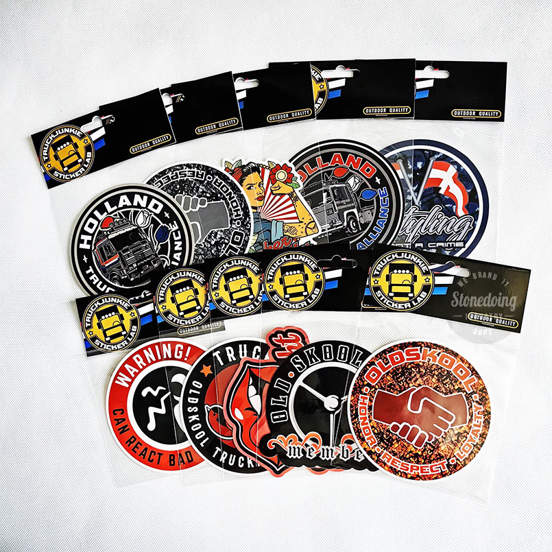 Custom sticker packs of die cut stickers example 08