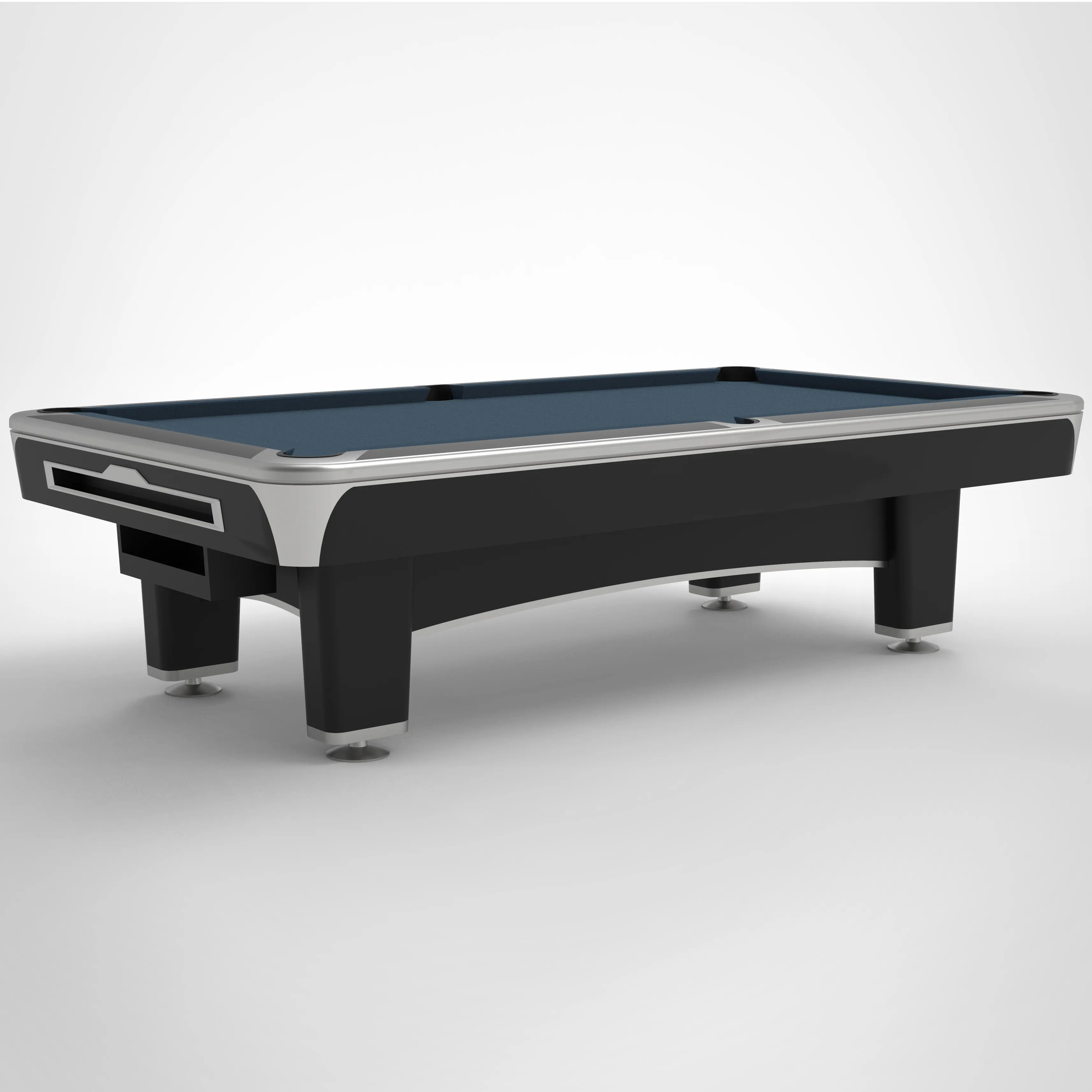 Mejor venta 2024 estilos únicos de alta calidad estándar de tamaño completo de madera maciza pizarra mesas de billar para reventa