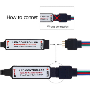 24key USB контроллер для DC5V-24V цветная (RGB) Светодиодная лента с инфракрасным излучением мини-беспроводной ИК-пульт дистанционного управления - Product Image 3