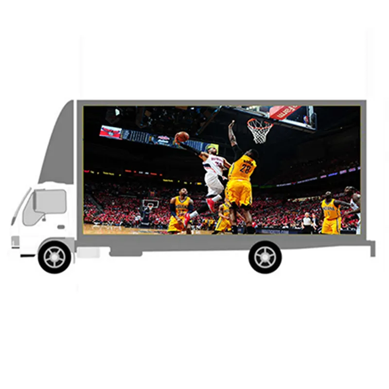 RAYBO extérieur P8 P10 publicité Mobile LED écran d'affichage P6 étanche véhicule/Van/camion LED monté panneau d'affichage numérique