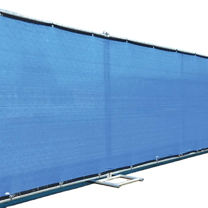 Filet pare-vent avec mailles en plastique UV pour balcon, clôture de protection contre le vent