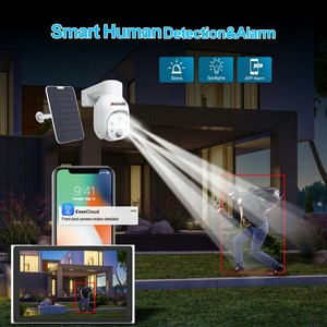 <strong>Wireless</strong> NVR Solar Camera Kit with NVR Screen PTZ Solar Camera Smart Human Detection P2P Solar Security Camera <strong>System</strong> - Product Image 4