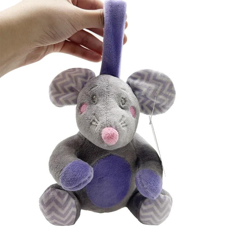 도매 봉제 동물 조디악 장난감 동물로 가득 귀여운 피부 친화적 인 마우스 플러시 펜던트 장난감