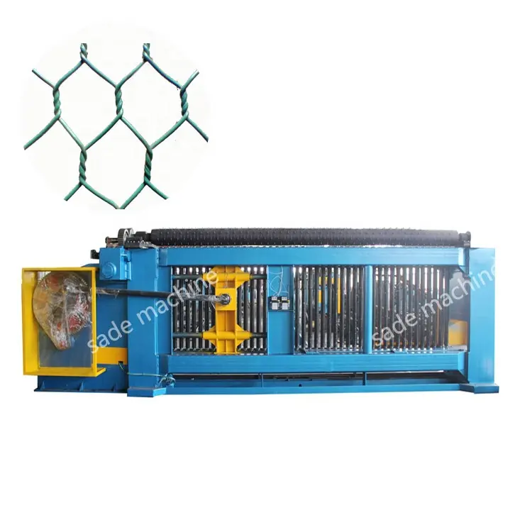 High Speed Hexagonal Wire Mesh Weaving Machine Gabion wire box making Machine Manufacturer