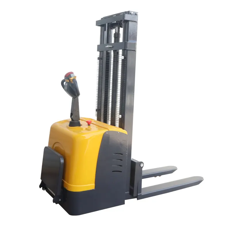 China Electric 1.5ton 2ton Pallet Forklift Stacker Hydraulic Full Electric Stacker self-loading electric stacker