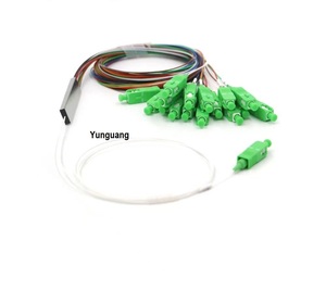 Mini tipo SC/UPC/APC tubo de acero fibra óptica PLC divisor actualizado FTTH 4G TCP WiFi redes 1/2x2 1x4 G657A 0,9mm