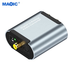 New Aluminum Alloy Digital to Analog Audio <strong>Converter</strong> <strong>SPDIF</strong> Fiber Coaxial to Left Right Channel with 3.5mm Decoder <strong>Converter</strong> - Product Image 2