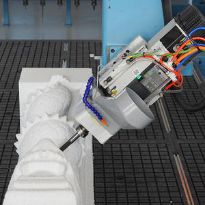 4轴数控路由器atc数控3d泡沫切割机制作3d雕像雕塑 - Product Image 4