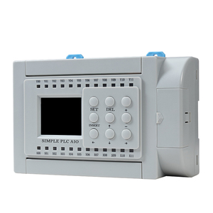 Huaqingjun 12DI 12DO Transistor uscita PLC Software DC24V controllore logico programmabile per elettrovalvole - Product Image 1