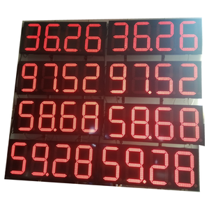 10 дюймов led газа топливного бака ценовым освещением и 7-сегментный большой цифровой светодиодный дисплей по низкой цене дисплейная панель - Product Image 5