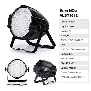 All in One Lens Par54 RGBW RGBWW 3in1 4in1 Dmx512 Sound Activated Control Dj Stage Lights <strong>Led</strong> <strong>Par</strong> Light <strong>54</strong>*<strong>3w</strong> - Product Image 6