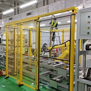 Aotto công nghiệp trượt an toàn cửa máy bảo vệ hàng rào bảo vệ khu vực cho các nhà máy đơn & đôi mở cửa - Product Image 4