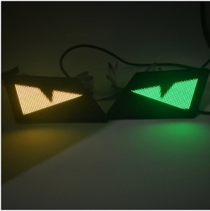 Popüler şeytan göz araba farı akıllı Led animasyonlu ekran gözler App kontrol RGB özelleştirilmiş şekil araba montaj modifikasyonu - Product Image 6